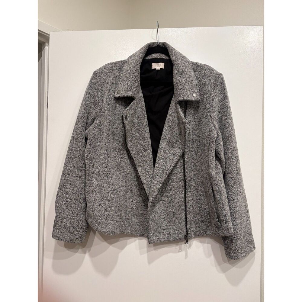 Loft Gray Moto Jacket -18W - Excellent condition